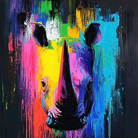 Color Cascade by Wonderful Art