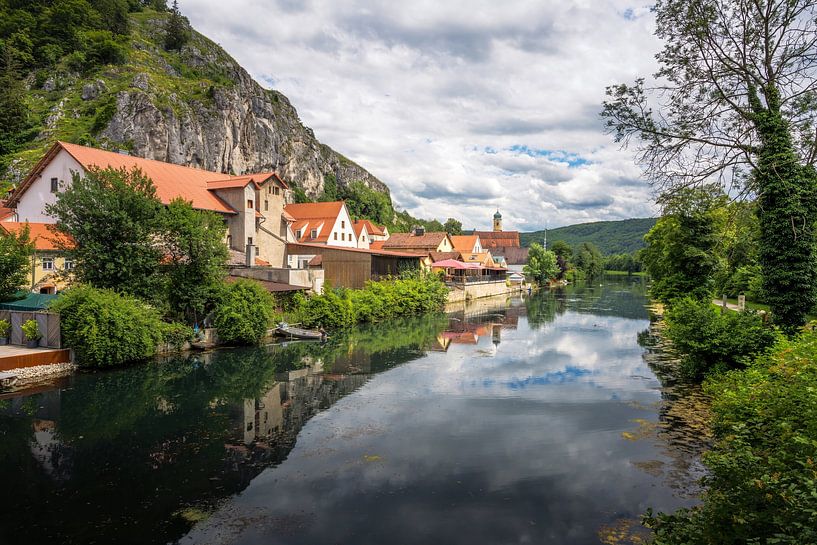 Het idyllische dorpje Essing in het Altmühltal van ManfredFotos