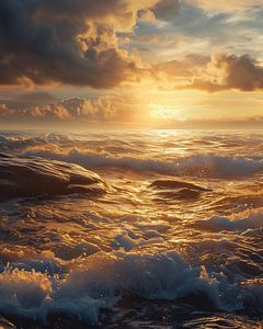 Goldene Stunde am Meer