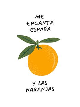 Ich liebe Spanien und Orangen von Kim Karol / Ohkimiko