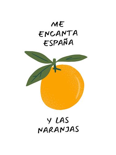 Ik hou van Spanje en sinaasappels