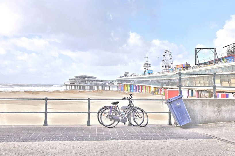 Der Pier in Scheveningen von Ans Houben