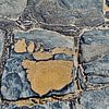 Landschap van basaltkeien en zand van ArtelierGerdah