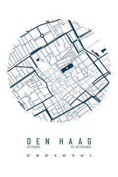 Plan de la ville de La Haye sur Walljar