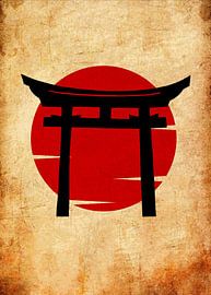 Japanese Torii Gate by Pus Meong Art