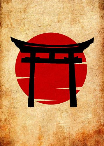 Japanse Torii poort