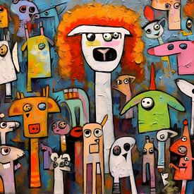 Lionel and his gang by Petra Dreiling-Schewe