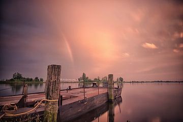 Regenbogen über Star Island von Remco de Vries