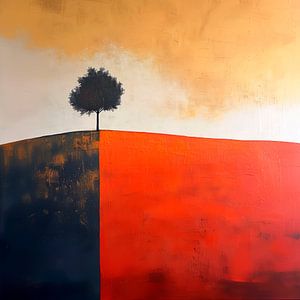 L'arbre solitaire sur Harry Hadders