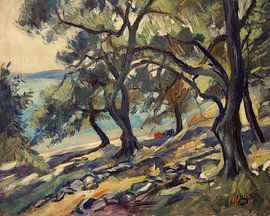 Roter Strandball von Nop Briex