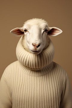 Schaf im Pullover
