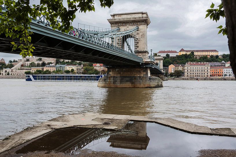 Budapest Kettenbrücke von Frank Herrmann
