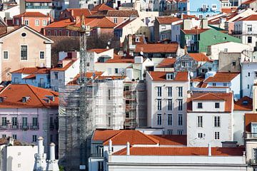 Lissabon Portugal, zonnig uitzicht van Yolanda Broekhuizen