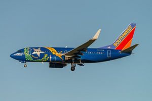 Un Boeing 737 aux couleurs spéciales de Southwest Airlines (Nevada One) à l'atterrissage a été photo sur Jaap van den Berg