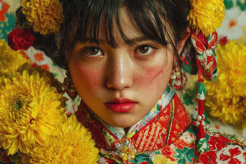 pittoresque Japon femme par Egon Zitter