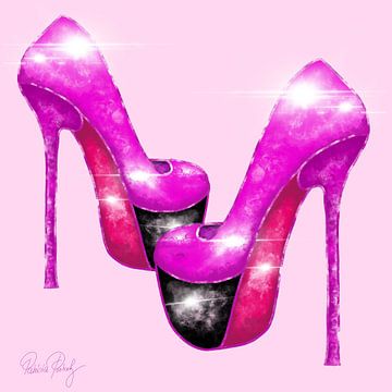 Glanzende Roze Schoenen van Patricia Piotrak