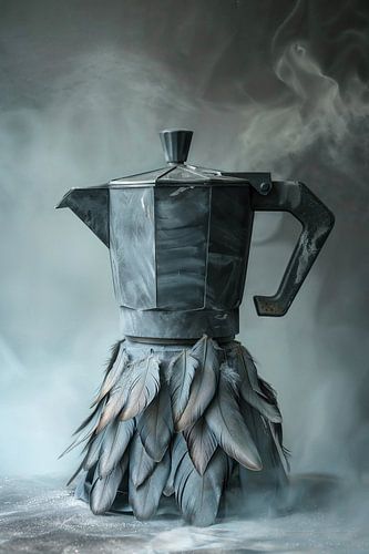Percolator - NEW - feathers and smoke by Marianne Ottemann - OTTI