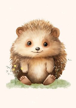 Cute hedgehog nursery by Tiny Treasures