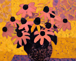 Fröhliches Blumenarrangement