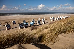 Strand auf der Insel Spiekeroog, Niedersachsen