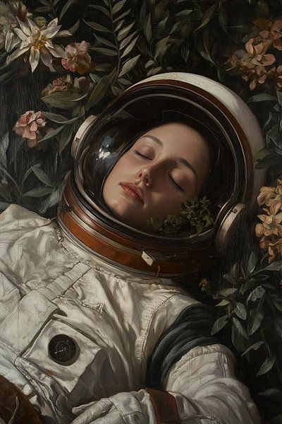 Sleeping Astronaut by Computer Dreams