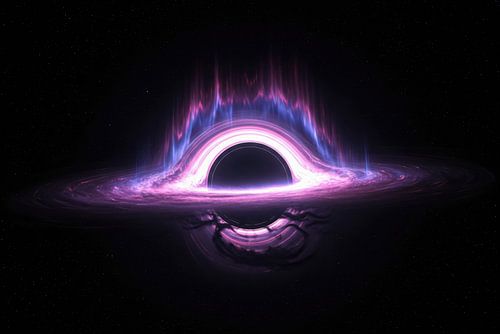 Black Hole with Accretion Disk and Light Distortion