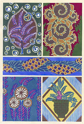 Émile-Allain Séguy - Floréal; new designs & colours