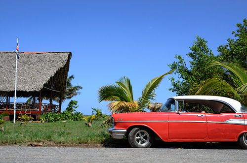 Chevy bij het strand