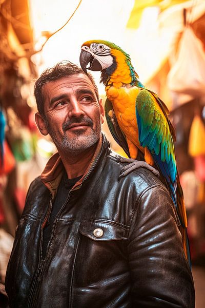 Bird familiar friend by Poster Art Shop