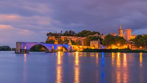 Ein Abend in Avignon, Frankreich