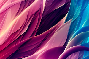 abstrakter Hintergrund mit Farbverlauf Blumen Muster