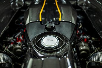 Carter moteur de la Ferrari 488 Pista