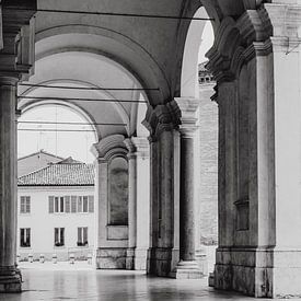 Ravenna Italy black and white by Amber den Oudsten