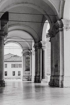Ravenna Italie zwart wit