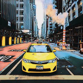 New York: Taxi by Dutch Digi Artist