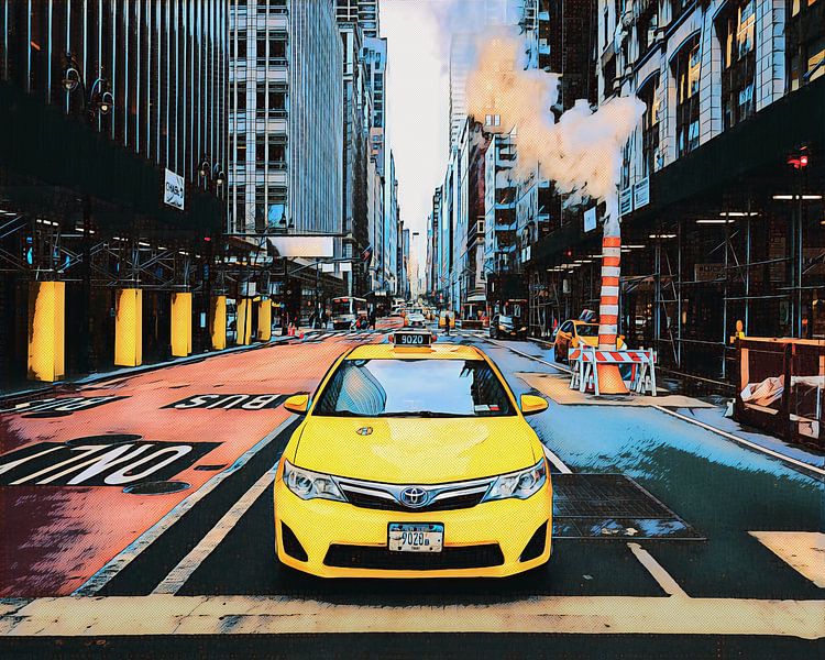 New York: Taxi von Dutch Digi Artist