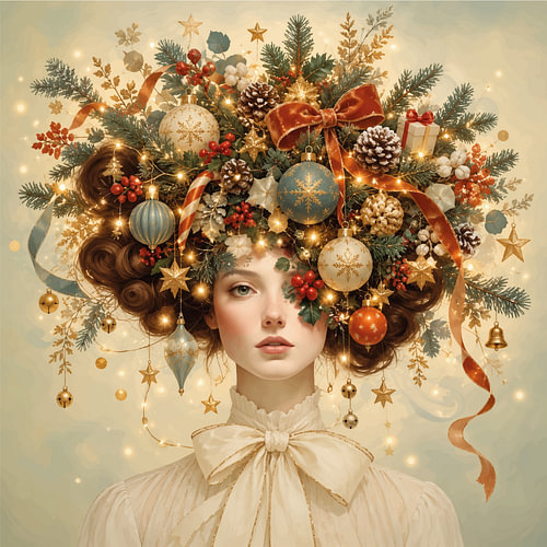 Jingle Belle | festive Christmas portrait