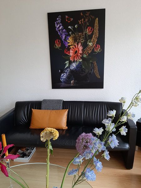 Customer photo: Royal Flora by Fine Art Flower - Artist Sander van Laar, on canvas