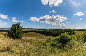 Groß Zicker, Blick nach Göhren und die Ostsee, Rügen