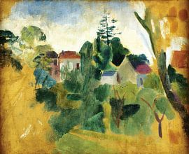 Unfinished Landscape by Robert Delaunay by Peter Balan