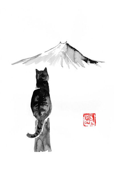 fuji no neko by Péchane Sumie