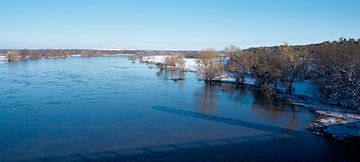 Elbe landschap bij Hohenwarthe