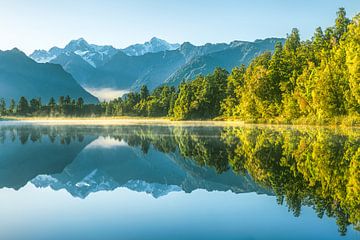 Nouvelle-Zélande Lac Matheson sur Jean Claude Castor