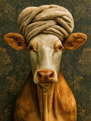 La reine Vache à la couronne douce