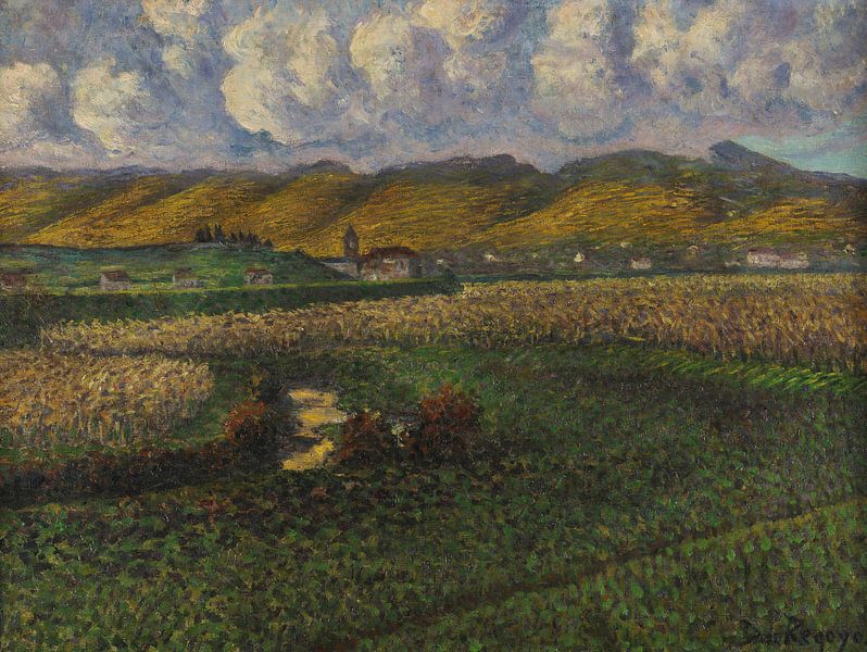 Darío de Regoyos~Pluie d'automne plus65292 ; Jaizquibel par finemasterpiece