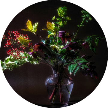 Boeket met rode besjes