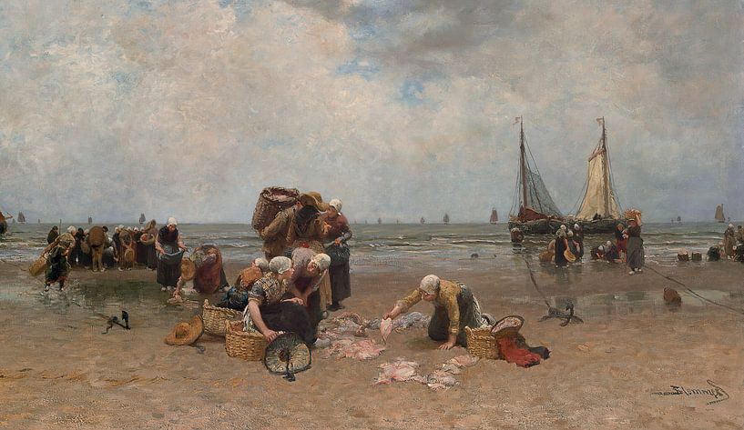 De terugkeer van de vissersvloot, Bernardus Johannes Blommers van Meesterlijcke Meesters