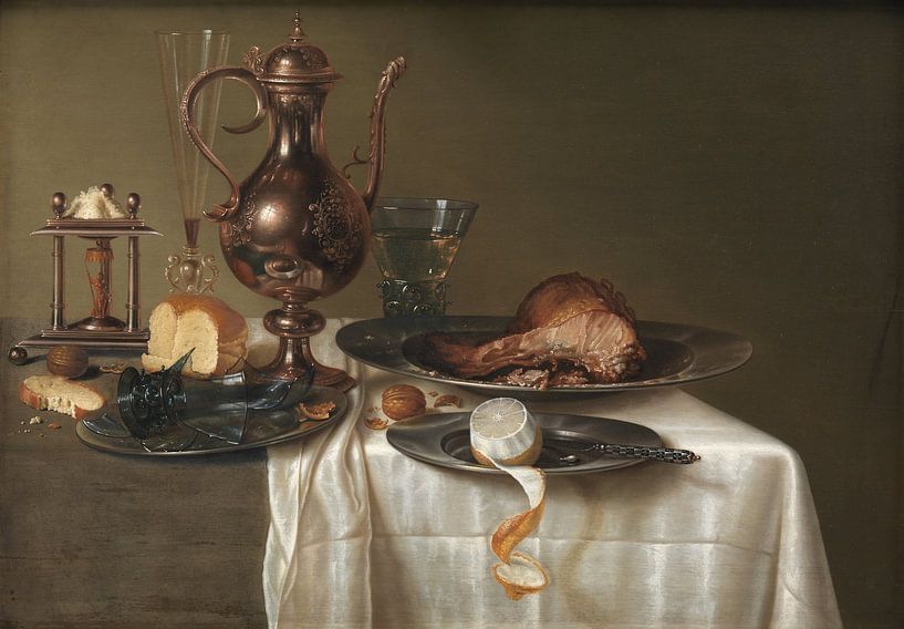 Stilleben. Frühstücksstück, Maerten Boelema de Stomme von Meisterhafte Meister