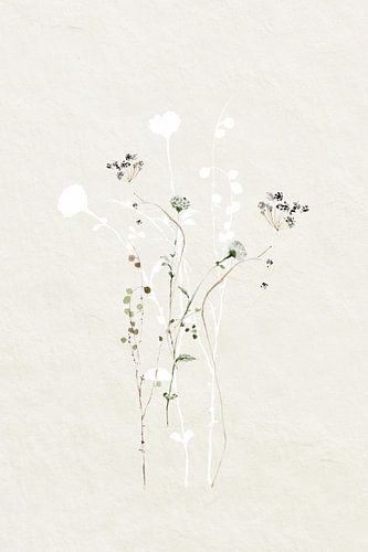 Gedempte botanische elementen