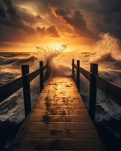 Goldene Stunde am Meer
